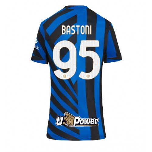 Ženski Nogometni dresi Inter Milan Alessandro Bastoni #95 Domači 2024-25 Kratek Rokav